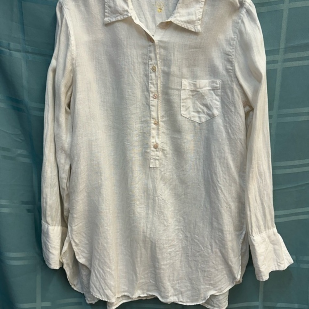 Lilly Pulitzer White Button Down Shirt